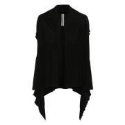 Zwarte Wol Geknoopte Trui Rick Owens , Black , Dames