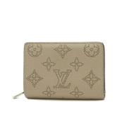 Pre-owned Leather wallets Louis Vuitton Vintage , Beige , Dames