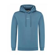 Hoodie LS Sweaters Regular Fit Pure Path , Blue , Heren