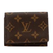 Pre-owned Canvas wallets Louis Vuitton Vintage , Brown , Dames