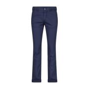 Katoenmix Torino Regular-Fit Broek Mason's , Blue , Heren