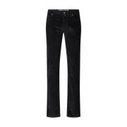 Slim Fit Corduroy Broek 5-Pocket Stijl Jacob Cohën , Black , Heren