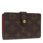 Pre-owned Canvas wallets Louis Vuitton Vintage , Brown , Unisex