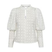 Open Rug Blouse ElinorCC Stijl Co'Couture , White , Dames