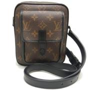 Pre-owned Canvas shoulder-bags Louis Vuitton Vintage , Brown , Dames