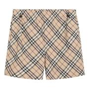 Korte Bermuda Shorts voor Mannen Burberry , Beige , Heren