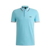 Klassieke Polo Shirt Regular Fit Hugo Boss , Blue , Heren