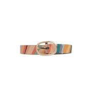 Leren riem Paul Smith , Multicolor , Dames