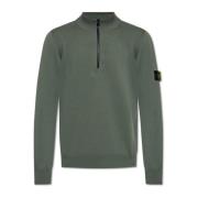 Trui met opstaande kraag Stone Island , Green , Heren