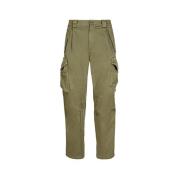 Casual Katoenen Broek C.p. Company , Green , Heren