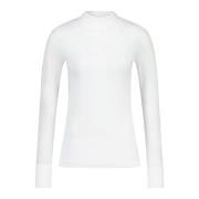 Rolnek Lange Mouw Shirt Marc Cain , White , Dames