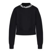 Sweatshirt met logo Palm Angels , Black , Dames