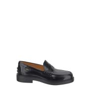 Leren Patent Loafer Schoen Tod's , Black , Dames