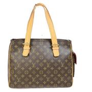 Pre-owned Canvas louis-vuitton-bags Louis Vuitton Vintage , Brown , Da...