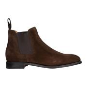 Donkerbruine Suède Stijlvolle Schoenen John Lobb , Brown , Heren