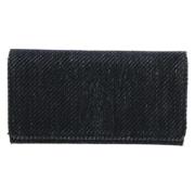 Pre-owned Canvas wallets Chanel Vintage , Black , Dames