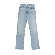 Leena Denim Jeans voor het podium Agolde , Blue , Dames