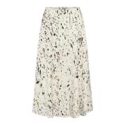 Midi Skirts Bruuns Bazaar , Beige , Dames