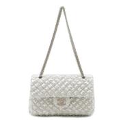 Pre-owned Canvas shoulder-bags Chanel Vintage , White , Dames