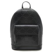 Pre-owned Leather backpacks Gucci Vintage , Black , Dames