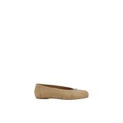 Tabi Cut-Out Leren Ballerina's Maison Margiela , Beige , Dames