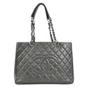 Pre-owned Leather chanel-bags Chanel Vintage , Black , Dames