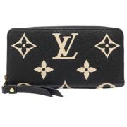 Pre-owned Fabric wallets Louis Vuitton Vintage , Black , Dames