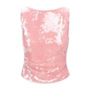 Paillet Eton Top Staud , Pink , Dames