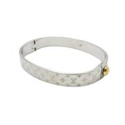 Pre-owned Metal bracelets Louis Vuitton Vintage , Gray , Dames