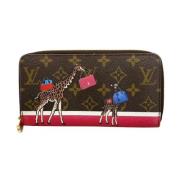 Pre-owned Canvas wallets Louis Vuitton Vintage , Brown , Dames