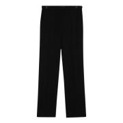 Reguliere pasvorm broek The Row , Black , Dames