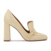 Instap herenpumps met hoge hak Kazar , Beige , Dames