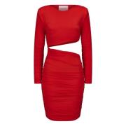 Mini Jurk met Cut-Out Design Nicowa , Red , Dames