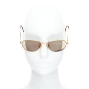 Pre-owned Metal sunglasses Cartier Vintage , Gray , Dames