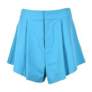 Nylon Stijlvolle Broek Weili Zheng , Blue , Dames