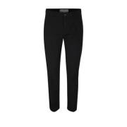 Zwarte Chinos Crop Broek Department Five , Black , Heren