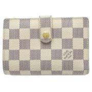 Pre-owned Fabric wallets Louis Vuitton Vintage , Beige , Dames