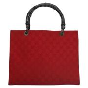 Pre-owned Canvas gucci-bags Gucci Vintage , Red , Dames