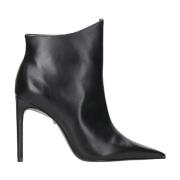 Zwarte Kwast Stiletto Enkellaarsjes Schutz , Black , Dames