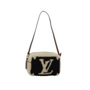 Pre-owned Wool louis-vuitton-bags Louis Vuitton Vintage , Beige , Dame...