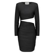 Mini Jurk met Cut-Out Design Nicowa , Black , Dames