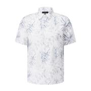 Korte mouw bloemenshirt Vince , White , Heren