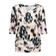 Lucille Faded Flower Top &Co Woman , Multicolor , Dames