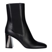 Elegante Zwarte Enkellaars Sergio Rossi , Black , Dames