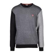 Stijlvolle Gebreide Trui U.s. Polo Assn. , Gray , Heren