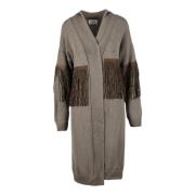 Luxe Wol Kasjmier Jas Snobby Sheep , Brown , Dames