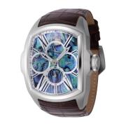 Lupah Heren Quartz Horloge Blauwe Wijzerplaat Invicta Watches , Gray ,...