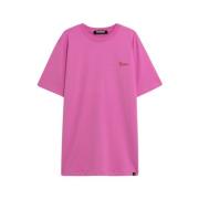 Grafische Print Ronde Hals T-shirt Barrow , Pink , Dames