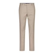 Slim-Fit Wollen Stretch Combinatiebroek Joop! , Brown , Heren