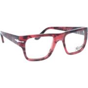 Corrigerende Bril met 3 Jaar Garantie Persol , Red , Unisex